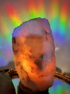 Himalayan salt lamp rainbow